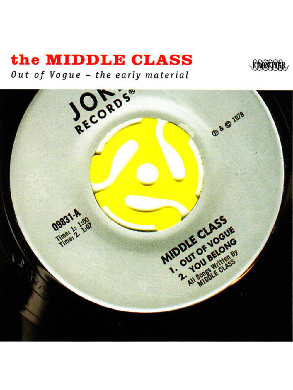 THE MIDDLE CLASS - OUT OF VOGUE THE EARLY MATERIAL LP VINYL RECORD punk rock